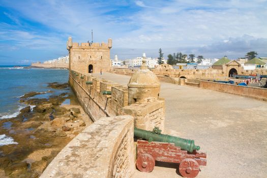 Essaouira is a city in the western Moroccan economic region of Marrakech Tensift Al Haouz, on the Atlantic coast. It has also been known by its Portuguese name of Mogador. Morocco, north Africa.