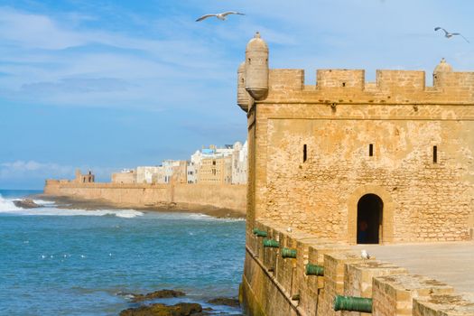 Essaouira is a city in the western Moroccan economic region of Marrakech Tensift Al Haouz, on the Atlantic coast. It has also been known by its Portuguese name of Mogador. Morocco, north Africa.