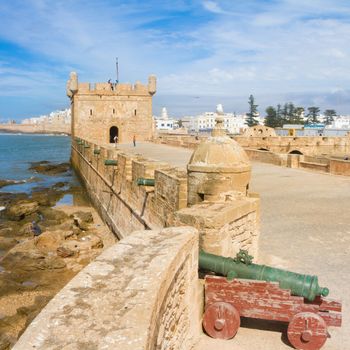 Essaouira is a city in the western Moroccan economic region of Marrakech Tensift Al Haouz, on the Atlantic coast. It has also been known by its Portuguese name of Mogador. Morocco, north Africa.