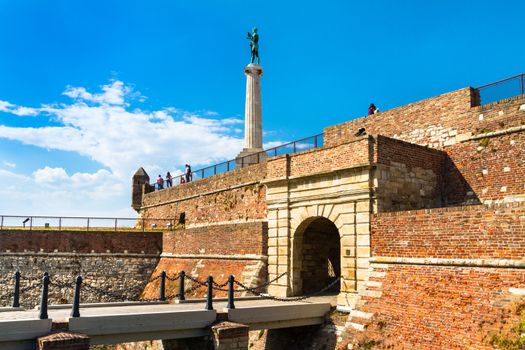 Statue of the Victor or Statue of Victory is a monument in the Kalemegdan fortress in Belgrade, erected on 1928 to commemorate the Kingdom of Serbia's war victories over the Ottoman Empire.