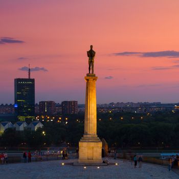 Statue of the Victor or Statue of Victory is a monument in the Kalemegdan fortress in Belgrade, erected on 1928 to commemorate the Kingdom of Serbia's war victories over the Ottoman Empire and Austria-Hungary. It is most famous works of Ivan Mestrovic.