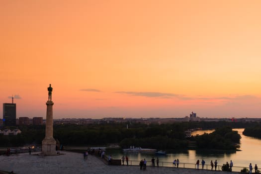 Statue of the Victor or Statue of Victory is a monument in the Kalemegdan fortress in Belgrade, erected on 1928 to commemorate the Kingdom of Serbia's war victories over the Ottoman Empire and Austria-Hungary. It is most famous works of Ivan Mestrovic.