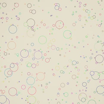 Retro looking Range of coloured bubbles useful as a background