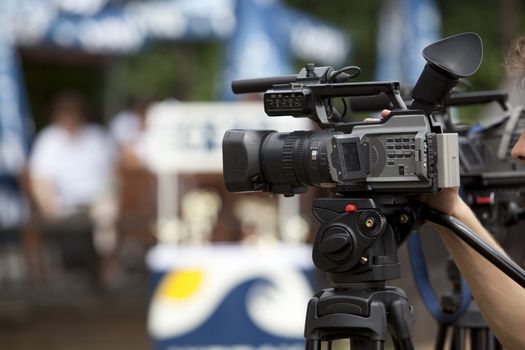 Covering an event with a video camera