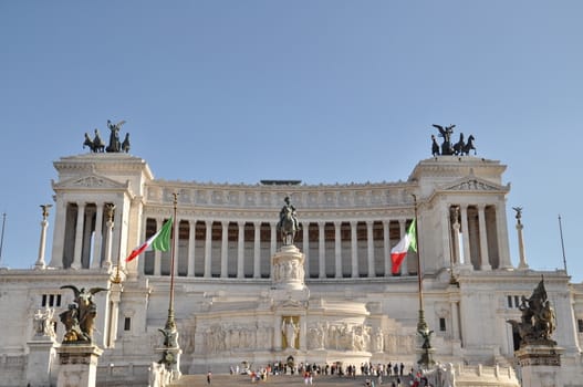 National Monument of Victor Emmanuel II. Rome, Italy