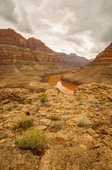 Colorado river Grand Canyon near las vegas