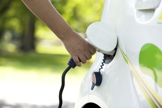 Charging battery of an electric car