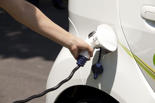 Charging battery of an electric car