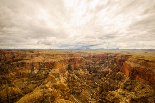 look into Grand Canyon a great panoramic landscape