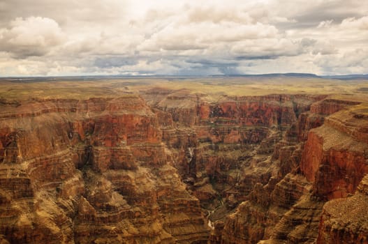 panoramic view in Grand Canyon one of the greatest landscapes in the world