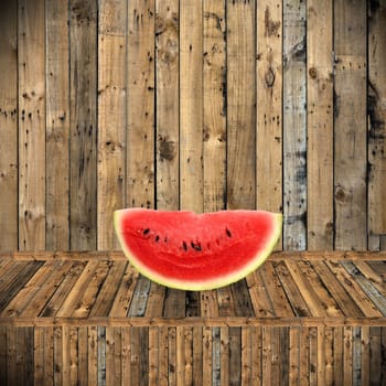 Eat watermelon in summer time, Vintage style