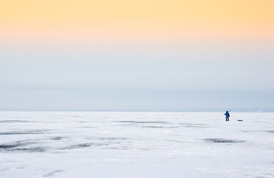 Hobby of many people - it is fishing in the winter