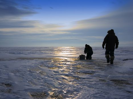 Hobby of many people - it is fishing in the winter