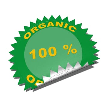 High Quality Organic product badge.