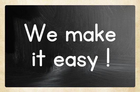 we make it easy concept