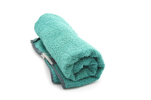 Green Fleece Towel