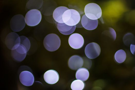 Blue  bokeh. Abstract Christmas background