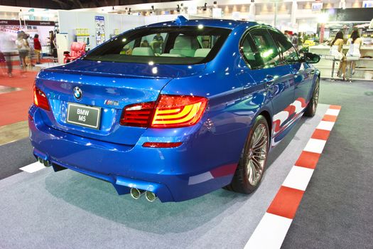 BANGKOK - JUNE 23 : BMW M5 show at The second Bangkok International Auto Salon 2013, the largest and most magnificent Modified Car and automobile accessories show in Bangkok, Thailand.