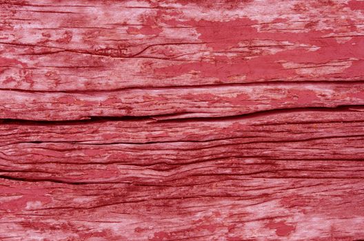 close up old wooden background , red  Wood texture