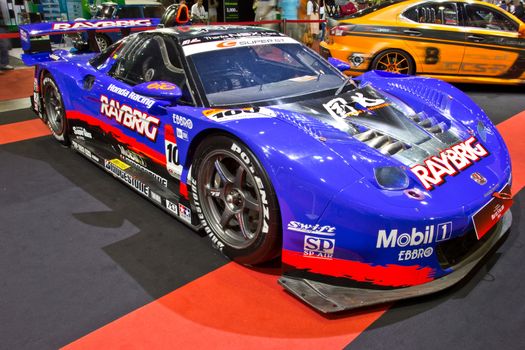 BANGKOK - JUNE 23 : HONDA NSX  show at the second Bangkok International Auto Salon 2013, the largest and most magnificent Modified Car and automobile accessories show in Bangkok, Thailand.