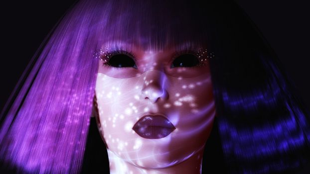 Digital Illustration of a mystic Female