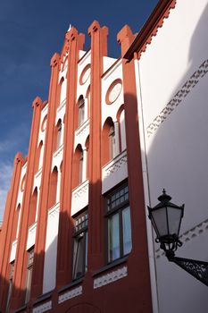 Buildings in Wismar in Germany
