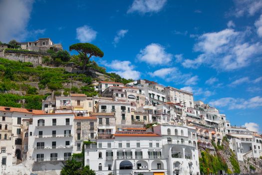 travel in Italy series - view of beautiful Amalfi