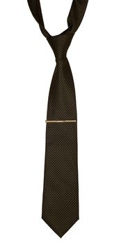 Men's necktie isolated on white with clipping path