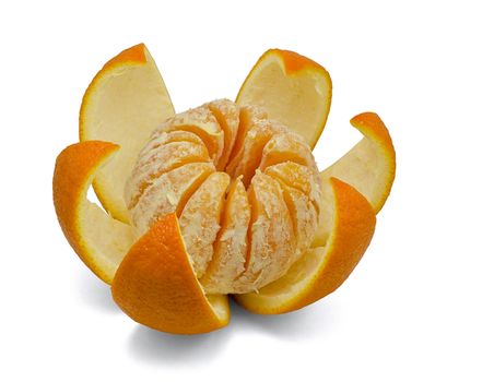 Fresh Orange isolated on white background