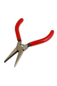 Isolated pliers small red color handles