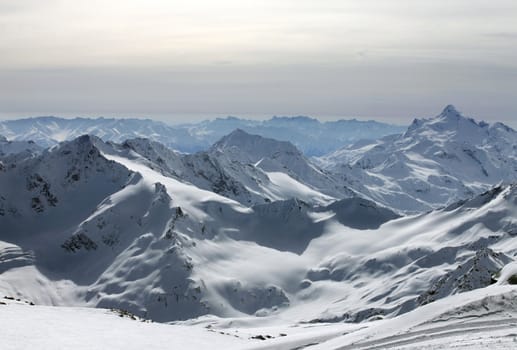Elbrus. The Highest Mountain in Europe