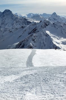 Elbrus. The Highest Mountain in Europe