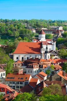 Aerial View of Vilnius. Lithuania