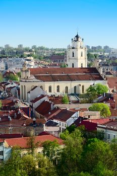 Aerial View of Vilnius. Lithuania