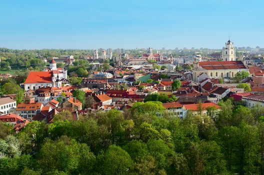 Panorama of Vilnius. Lithuania
