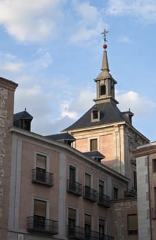Detail of churche in Madrid, Spain