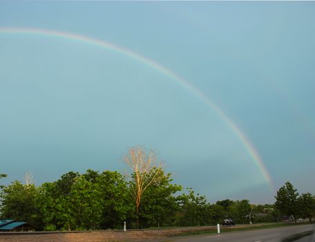 See the time while driving home. Amid the darkness of the storm