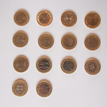 Euro coins