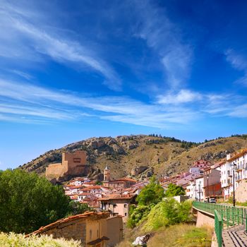 Alcala de la Selva in Teruel village near ski slopes of virgen de la Vega at Spain