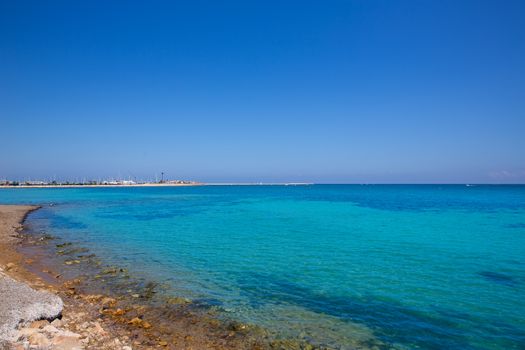 Denia Alicante Marineta Casiana beach in Spain Valencian Community