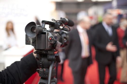 Covering an event with a video camera