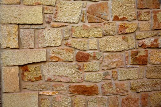 Masonry walls in Maestrazgo of Teruel aragon spain