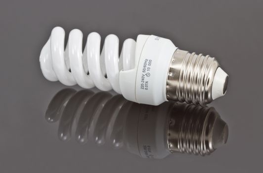 Energy saving bulb, isolated