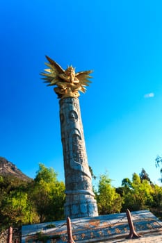 World Heritage Monument at Jade Water Village, Lijing, Yunnan Province
