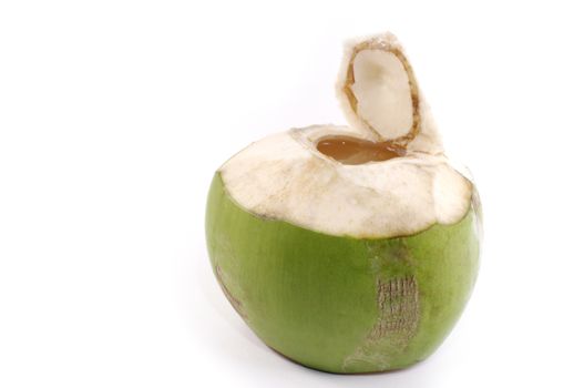 Coconut isolated on white background