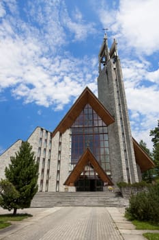 The Catholic Church in Zakopane, in Poland.