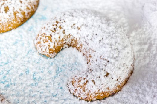 Close-up of delicious vanillekipferl