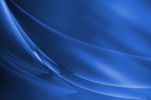 abstract line and curve blue background