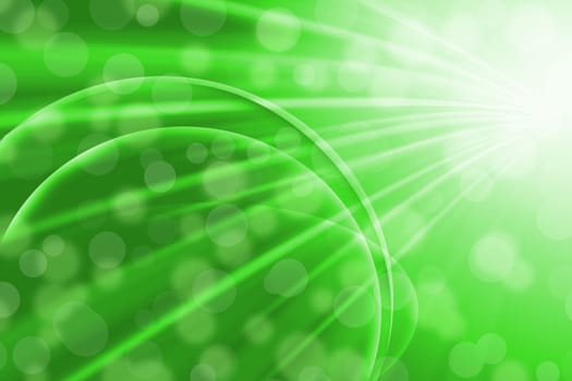 green abstract light with glowing background