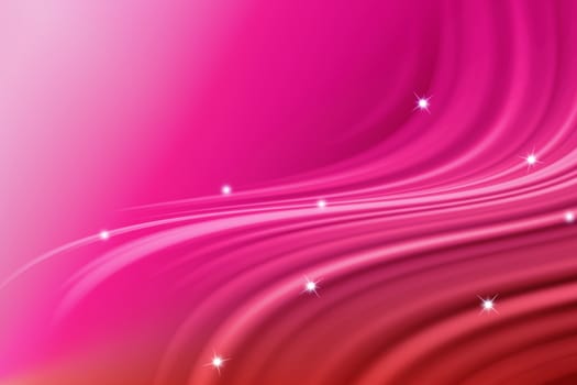 abstract line with wavy pink and red background